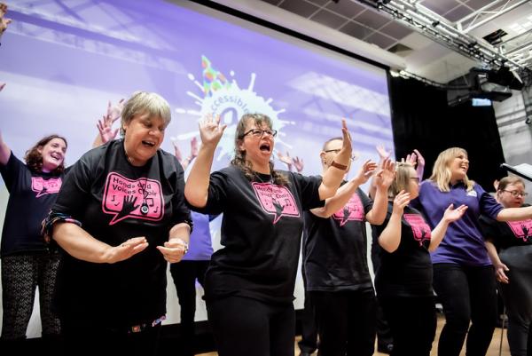 Performers dance, sing and sign at AAM's Big Birthday Bash event